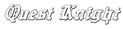 Quest Knight font
